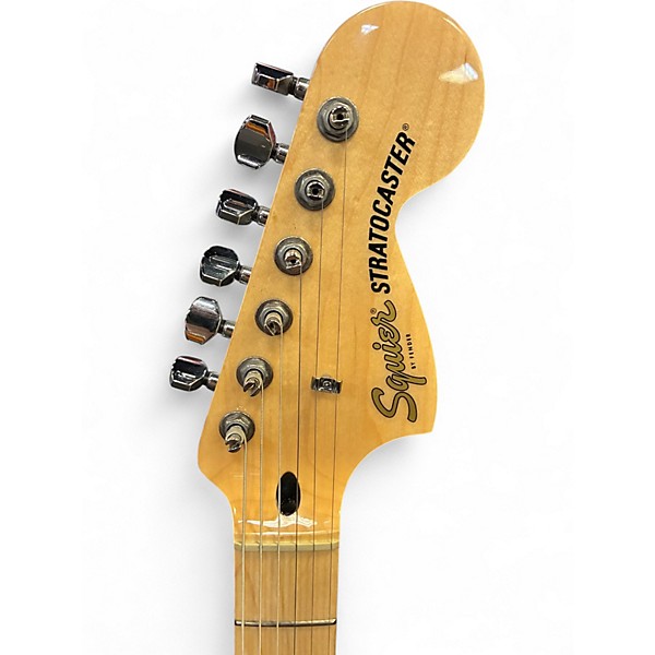 Used Squier Affinity Stratocaster Black Solid Body Electric Guitar