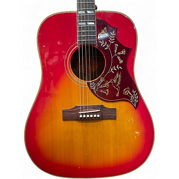 Used 1996 Gibson Original 1966 Hummingbird Cherry Sunburst Acoustic Guitar