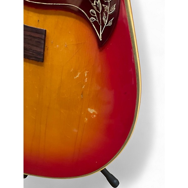 Used 1996 Gibson Original 1966 Hummingbird Cherry Sunburst Acoustic Guitar