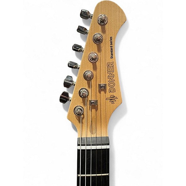 Used Donner STANDARD SERIES 2 Color Sunburst Solid Body Electric Guitar