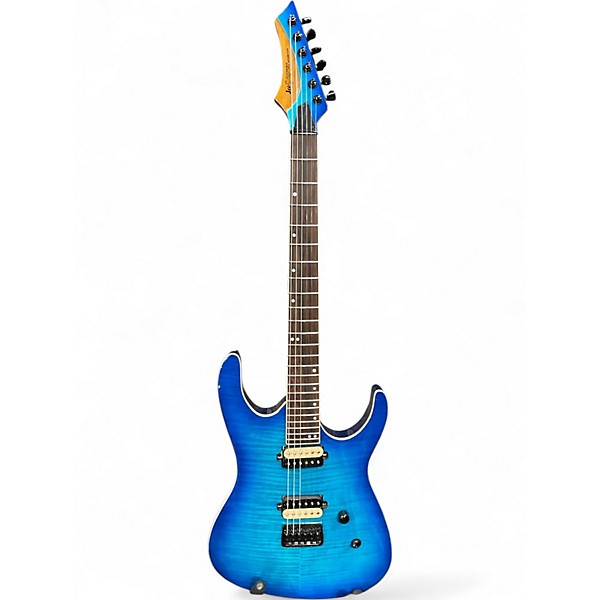 Used Leo James monsoon blue Solid Body Electric Guitar