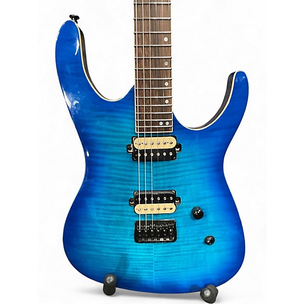 Used Leo James monsoon blue Solid Body Electric Guitar