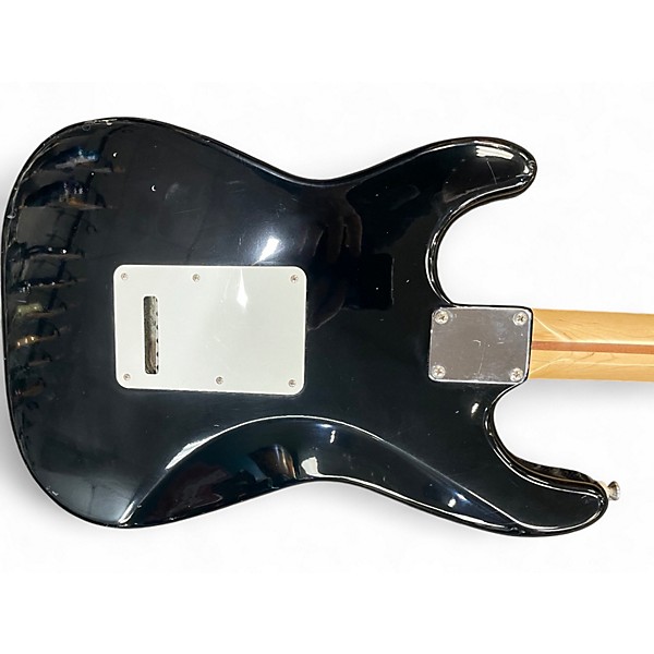 Used Fender Squire Series Stratocaster Black Solid Body Electric Guitar