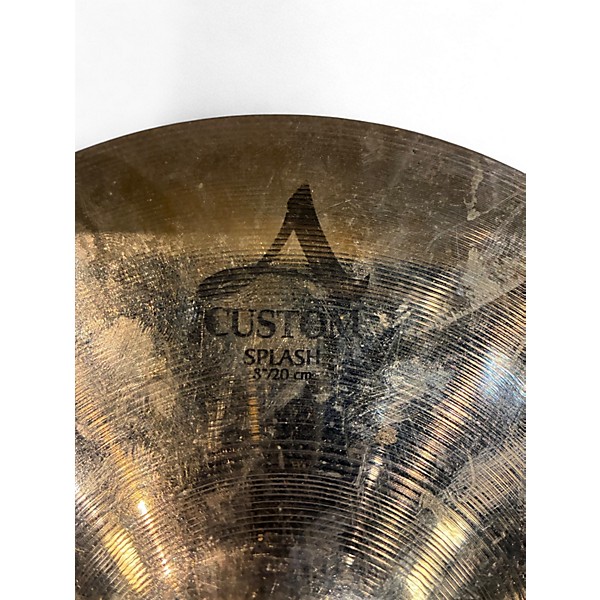 Used Zildjian 8in A Custom Splash Cymbal