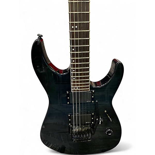 Used Ltd MII  TRANS BLACK Solid Body Electric Guitar