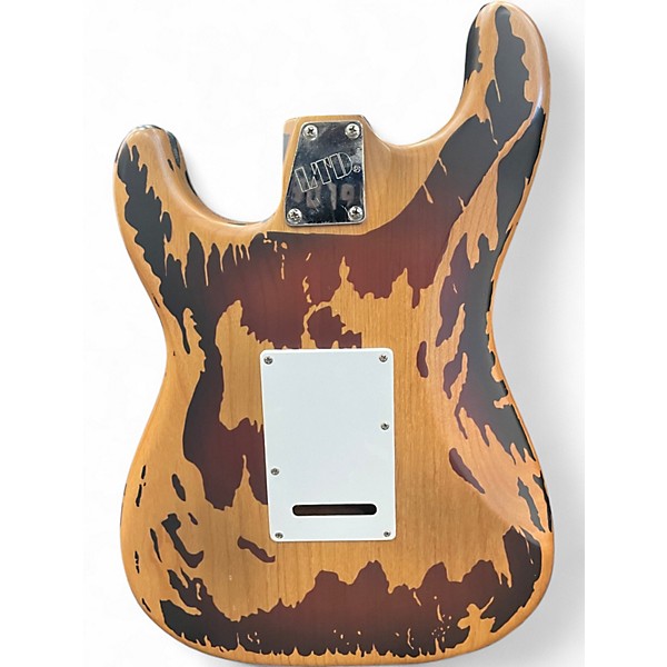 Used ESP LTD GL-256 GEORGE LYNCH DISTRESSED 2-TONE BURST Solid Body Electric Guitar