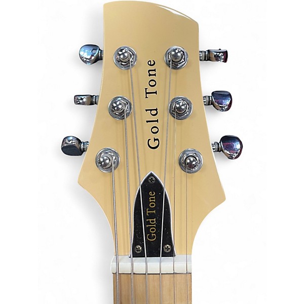 Used Gold Tone GME-6 MANDO GUITAR CREAM Mandolin