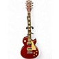 Used 2019 Gibson Les Paul Traditional Plus sparkling burgundy metallic Solid Body Electric Guitar thumbnail