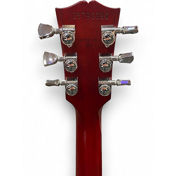 Used 2019 Gibson Les Paul Traditional Plus sparkling burgundy metallic Solid Body Electric Guitar