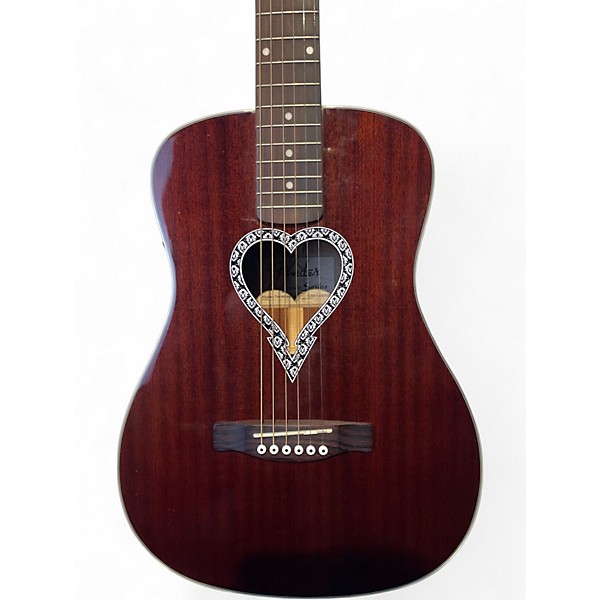Used Fender Alkaline Trio Malibu Mahogany Acoustic Guitar
