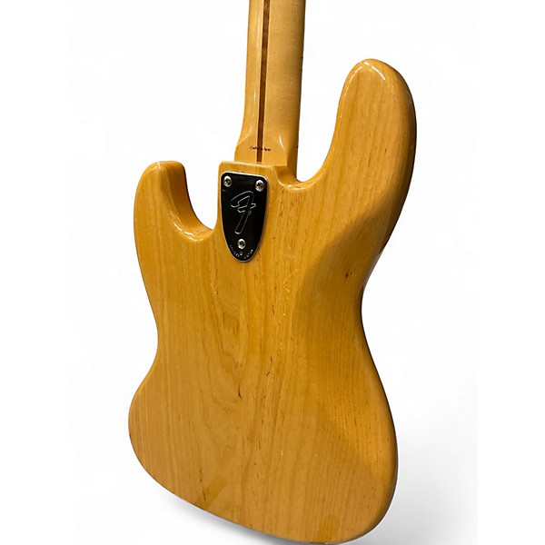 Used Fender Marcus Miller Signature Jazz Bass Natural Electric Bass Guitar