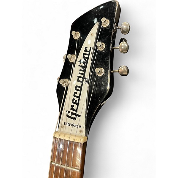 Vintage 1980s Greco RG 750 Black and White Solid Body Electric Guitar