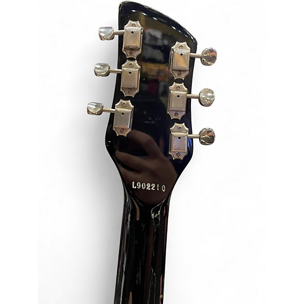 Vintage 1980s Greco RG 750 Black and White Solid Body Electric Guitar