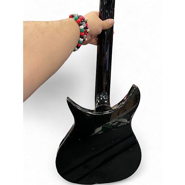 Vintage 1980s Greco RG 750 Black and White Solid Body Electric Guitar