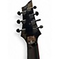 Used Schecter Guitar Research Sunset-7 Red Dawn Gloss Black Solid Body Electric Guitar