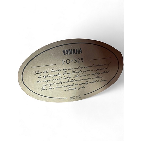 Used Yamaha FG325 Natural Acoustic Guitar