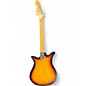 Vintage 1967 Teisco TULIP E-110 2 Tone Sunburst Solid Body Electric Guitar