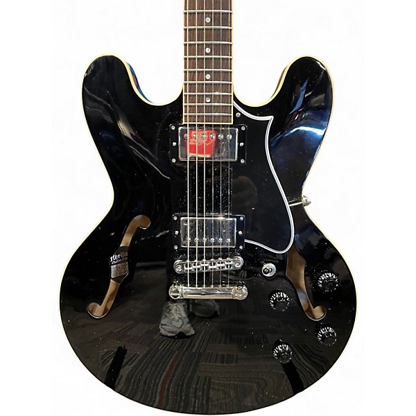 Used Heritage H-535 Ebony Hollow Body Electric Guitar