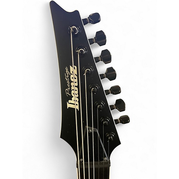 Used 2020s Ibanez RGR752AHBF Black Solid Body Electric Guitar