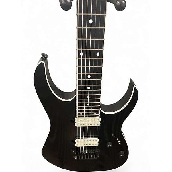 Used 2020s Ibanez RGR752AHBF Black Solid Body Electric Guitar