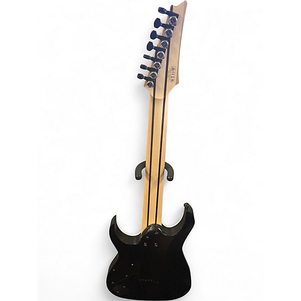 Used 2020s Ibanez RGR752AHBF Black Solid Body Electric Guitar