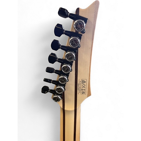 Used 2020s Ibanez RGR752AHBF Black Solid Body Electric Guitar