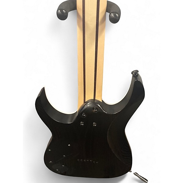 Used 2020s Ibanez RGR752AHBF Black Solid Body Electric Guitar