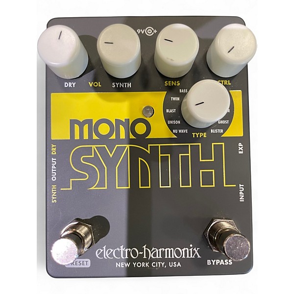 Used Electro-Harmonix Guitar Mono Synth Effect Pedal