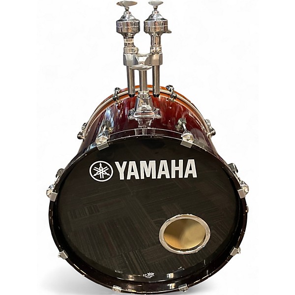 Used Yamaha 6 Piece Stage Custom Nouveau 2 Color Sunburst Drum Kit