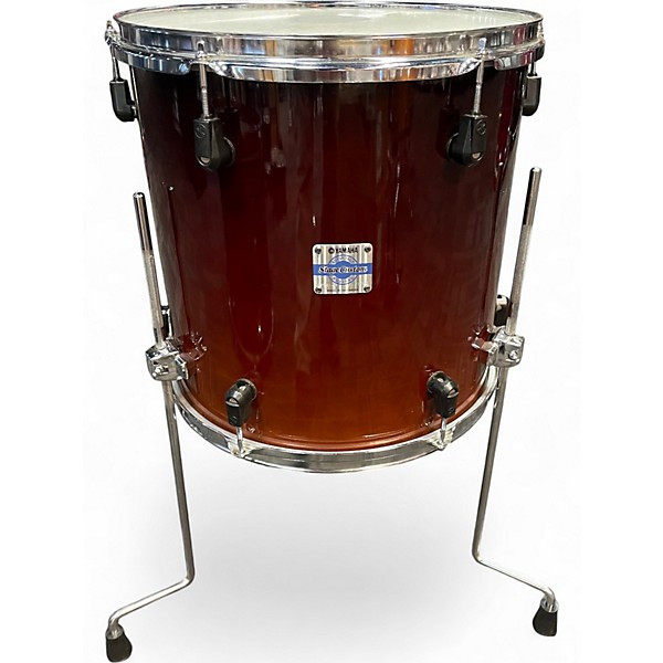 Used Yamaha 6 Piece Stage Custom Nouveau 2 Color Sunburst Drum Kit