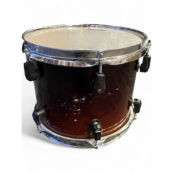 Used Yamaha 6 Piece Stage Custom Nouveau 2 Color Sunburst Drum Kit