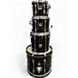 Used Yamaha 4 Piece Stage Custom Advantage Black Drum Kit thumbnail