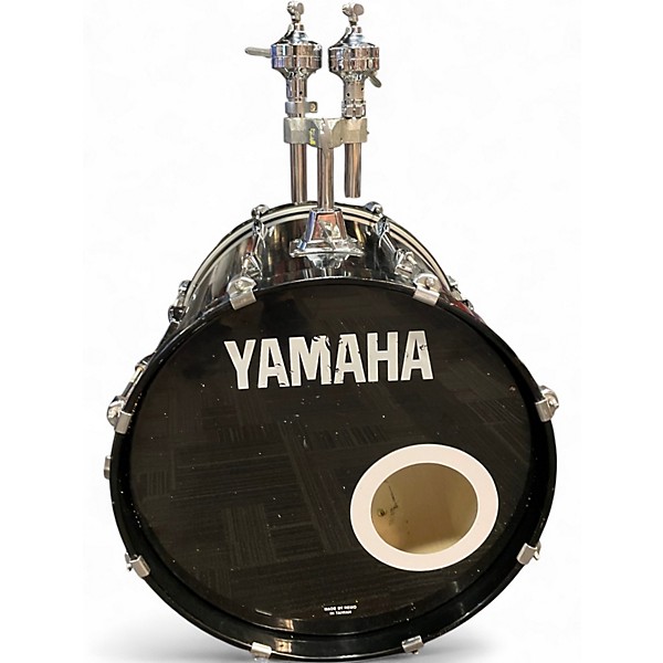 Used Yamaha 4 Piece Stage Custom Advantage Black Drum Kit