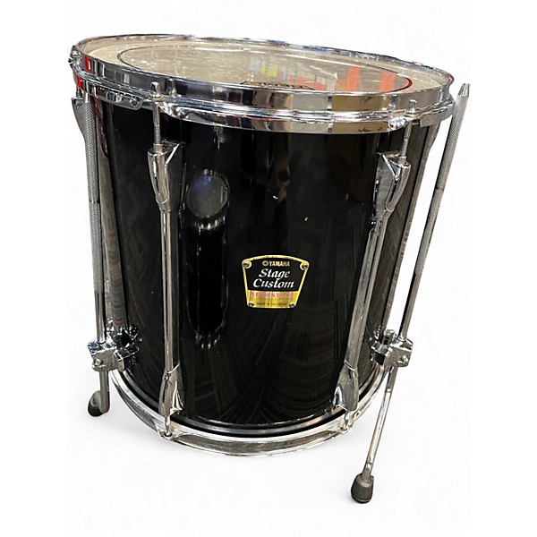Used Yamaha 4 Piece Stage Custom Advantage Black Drum Kit