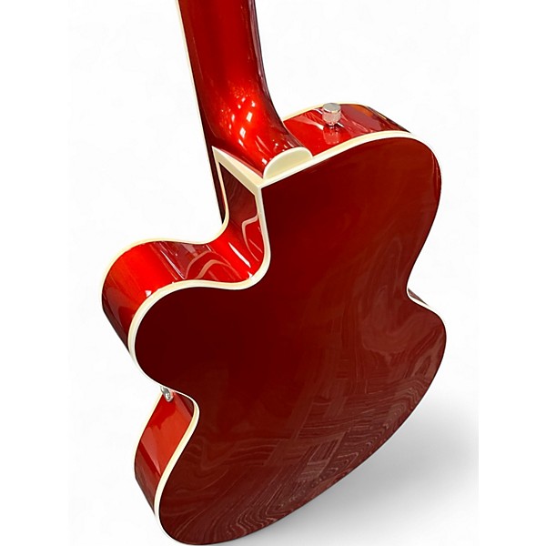 Used Gretsch Guitars G6120SHTTV Brian Setzer Signature Hot Rod Metallic Orange Hollow Body Electric Guitar