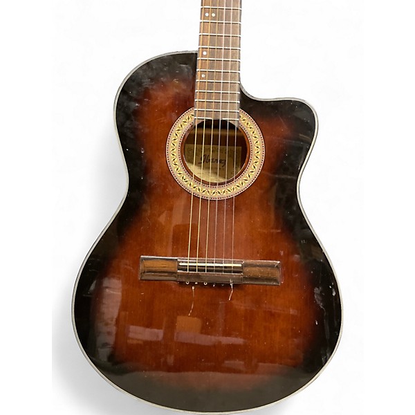 Used Ibanez GA35TCE 2 Color Sunburst Acoustic Electric Guitar