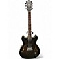 Used Ibanez Artcore AS53 Semi-Hollow Electric Trans Black Hollow Body Electric Guitar thumbnail