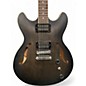 Used Ibanez Artcore AS53 Semi-Hollow Electric Trans Black Hollow Body Electric Guitar