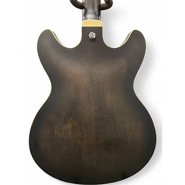 Used Ibanez Artcore AS53 Semi-Hollow Electric Trans Black Hollow Body Electric Guitar