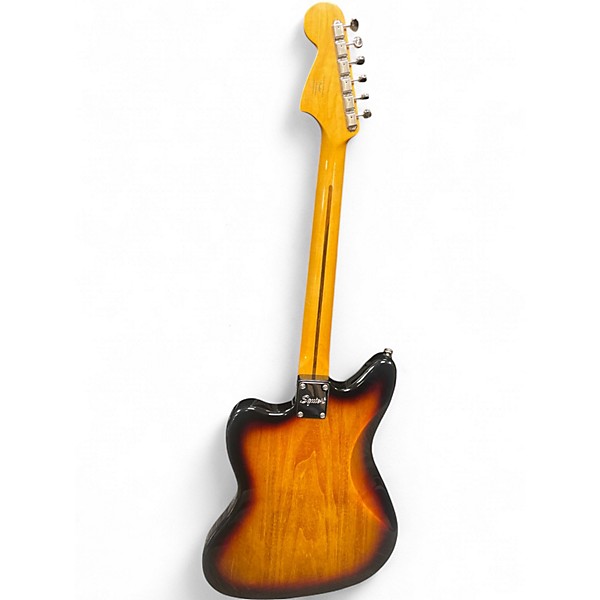 Used 2024 Squier Classic Vibe 70s Jaguar 3 Color Sunburst Solid Body Electric Guitar