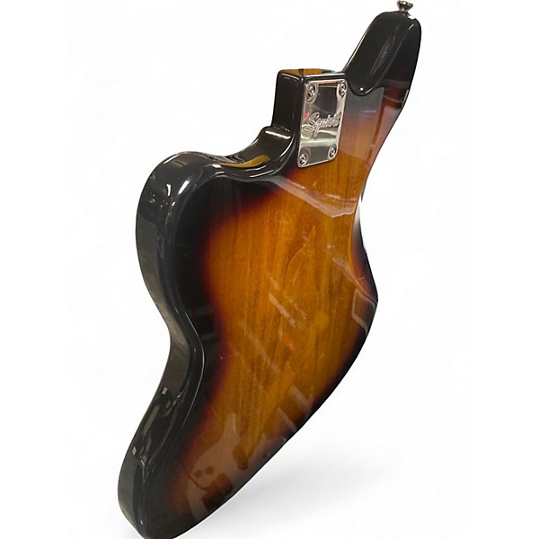 Used 2024 Squier Classic Vibe 70s Jaguar 3 Color Sunburst Solid Body Electric Guitar