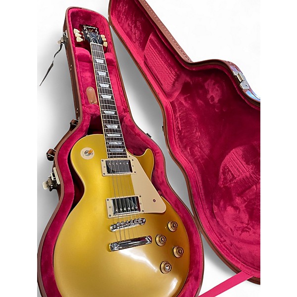 Used Epiphone 1957 Les Paul Reissue Goldtop Double Gold Solid Body Electric Guitar