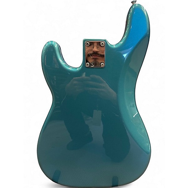 Used Fender Standard Precision Bass Lake Placid Blue Electric Bass Guitar