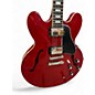 Used Epiphone 335 Figured Cherry Red Hollow Body Electric Guitar