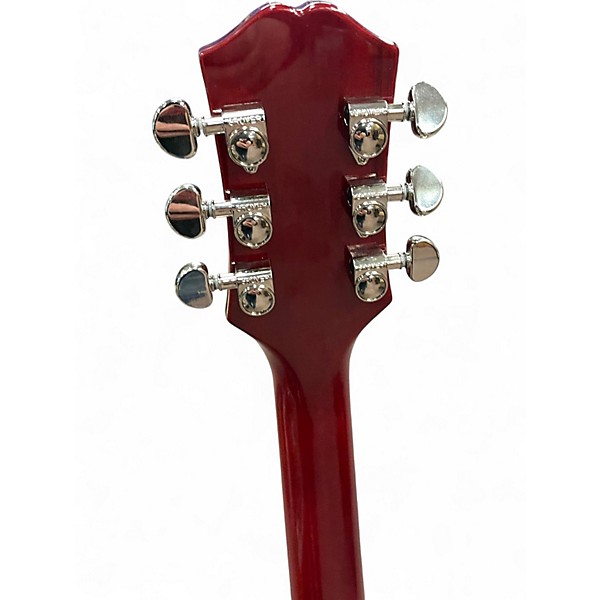 Used Epiphone 335 Figured Cherry Red Hollow Body Electric Guitar