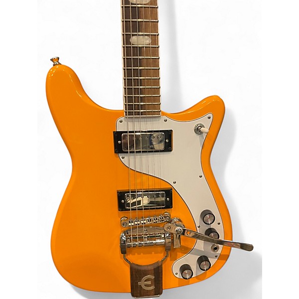 Used Epiphone 150TH Anniversary Crestwood Custom ORANGE Solid Body Electric Guitar