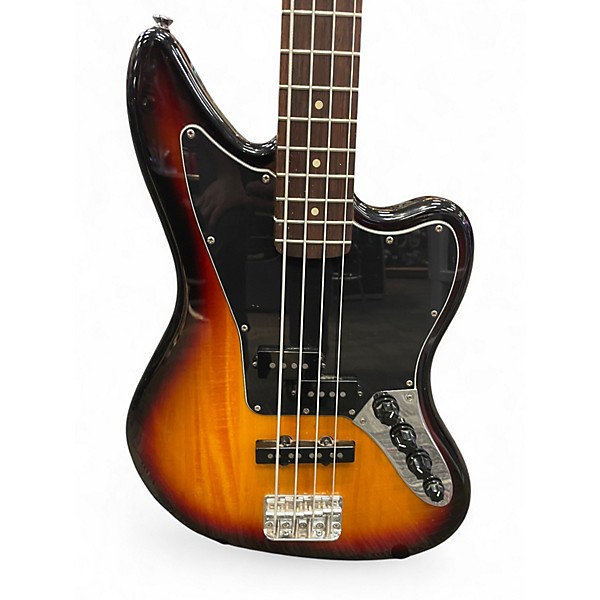 Used Squier JAGUAR BASS 2 Color Sunburst Electric Bass Guitar