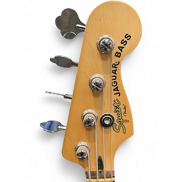 Used Squier JAGUAR BASS 2 Color Sunburst Electric Bass Guitar