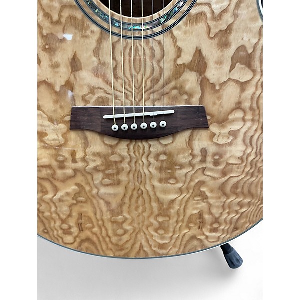 Used Ibanez EW20ASNT1201 Quilted Ash Natural Acoustic Guitar