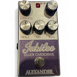 Used Alexander Jubilee Silver Overdrive Effect Pedal